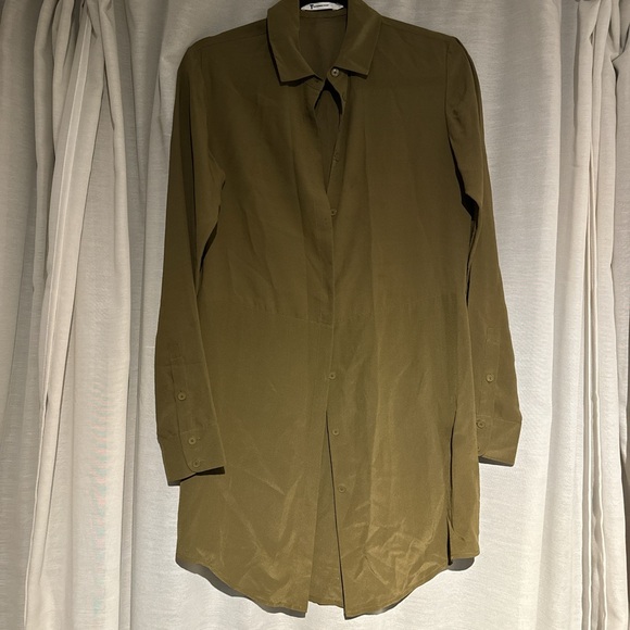 Olive Green Women’s Shirt - Picture 1 of 4